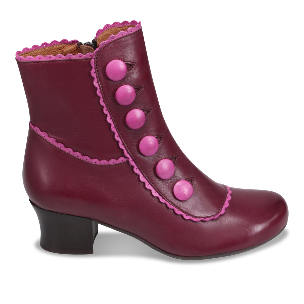BORDEAUX/FUCHSIA | Left