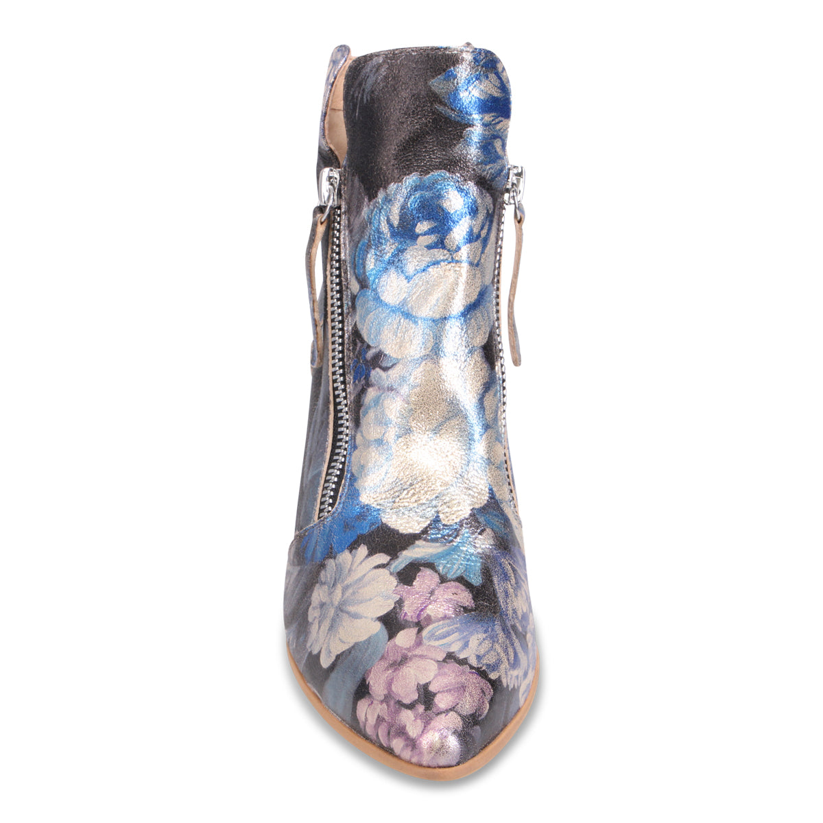 BLUE METAL FLORAL | Front
