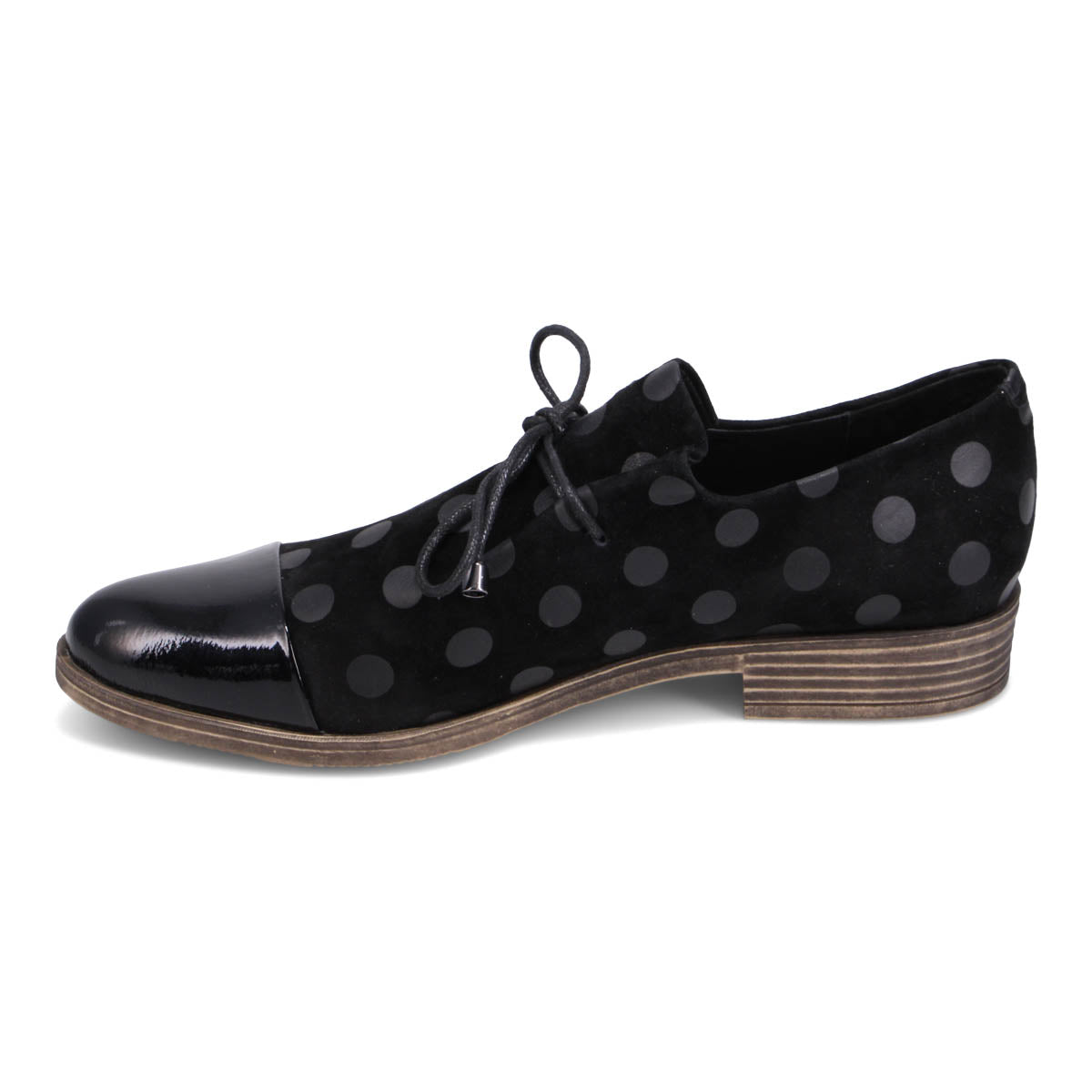 BLACK DOT SUEDE | Left