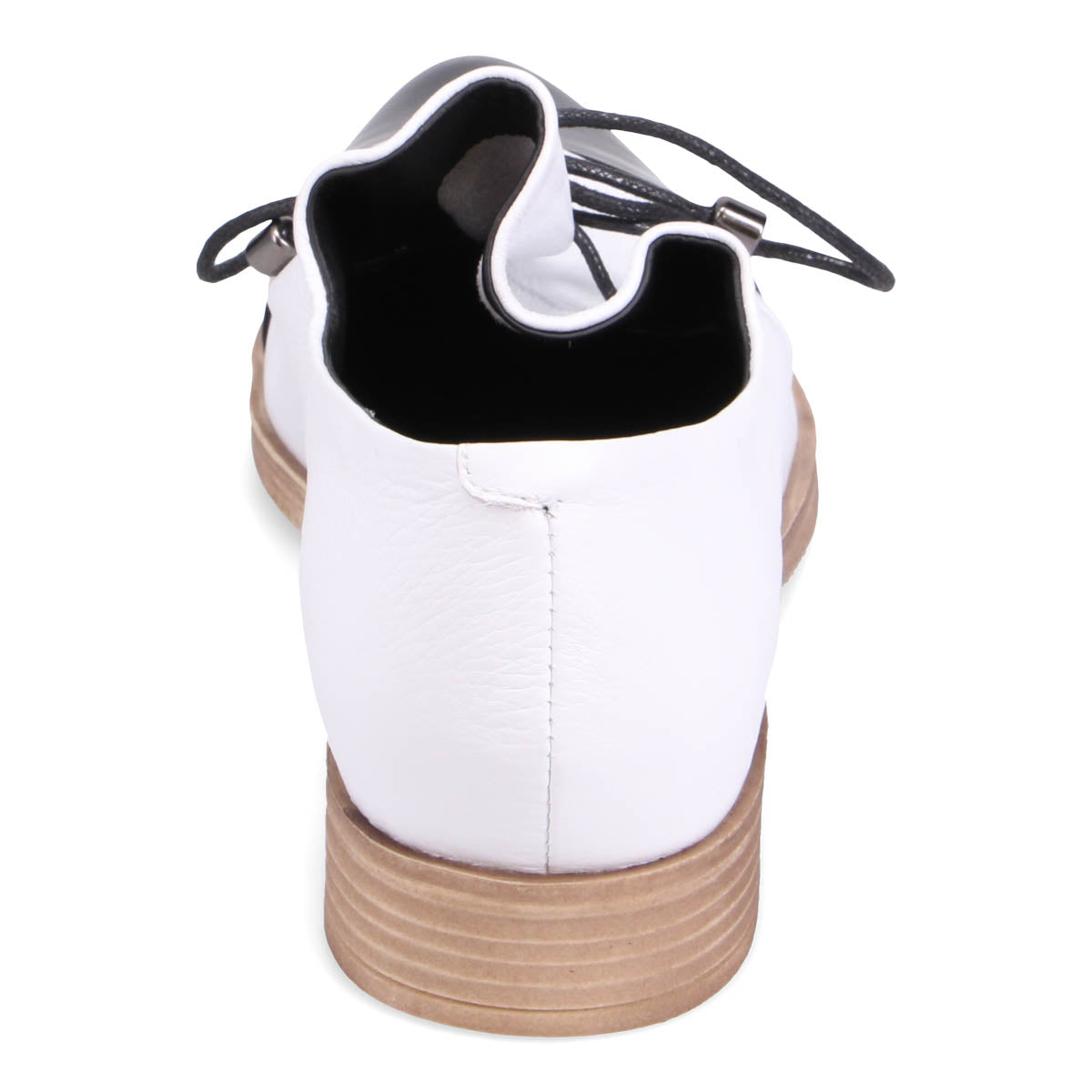 BLACK/WHITE PATENT LEATHER | Rear
