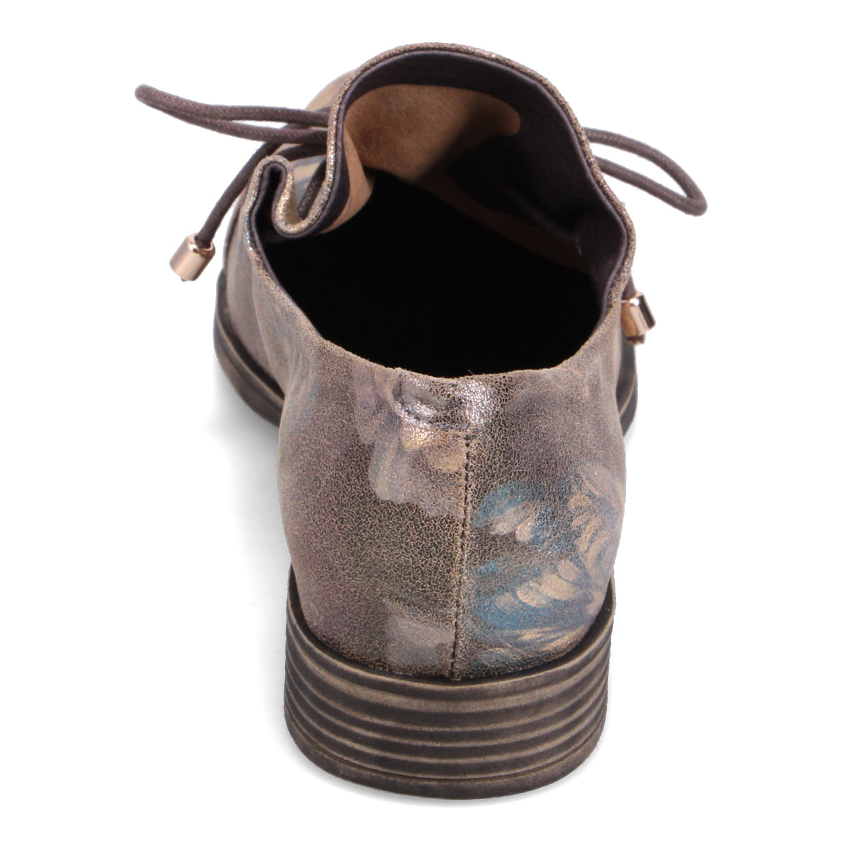 BLUE METAL FLORAL | Rear