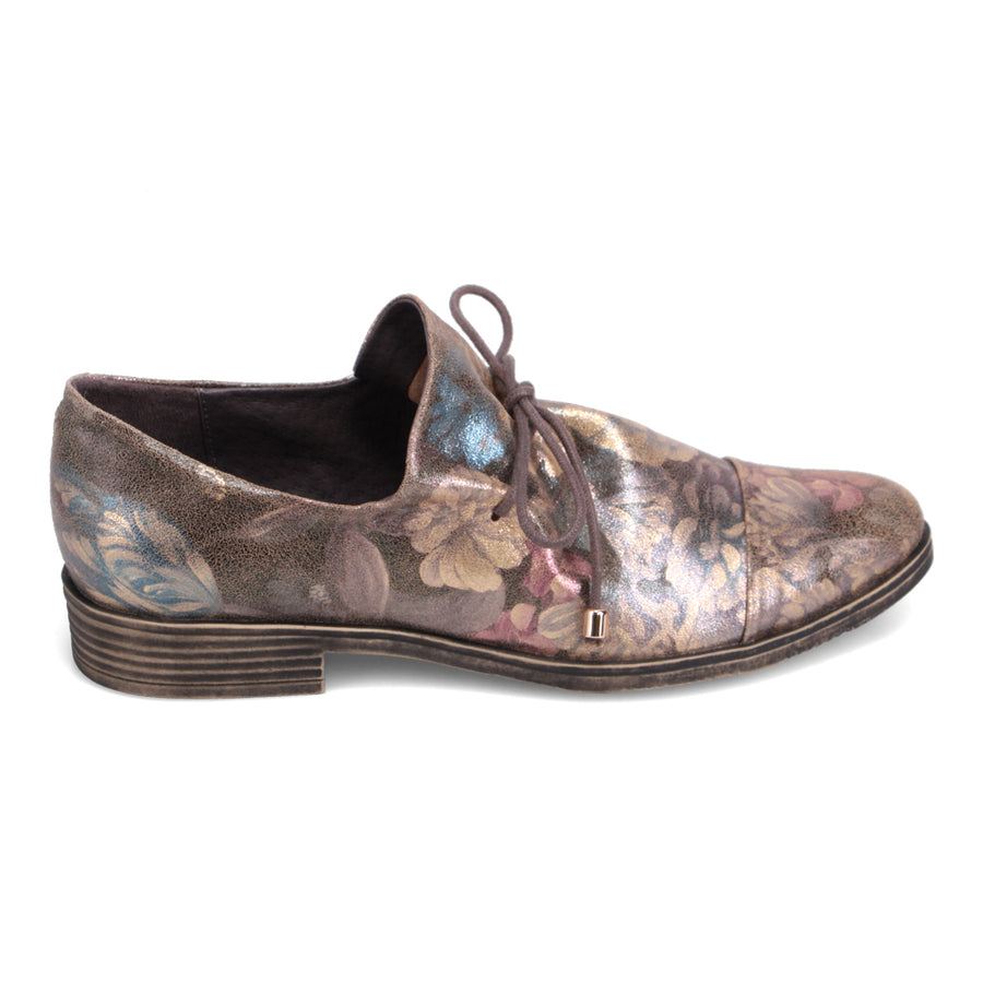 BLUE METAL FLORAL | Right