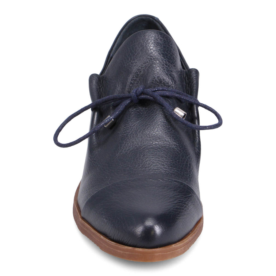 NAVY LEATHER | Front