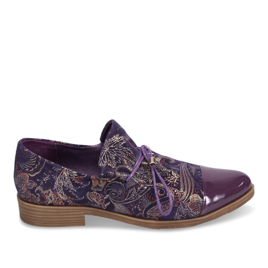 PURPLE REGAL PRINT | Right