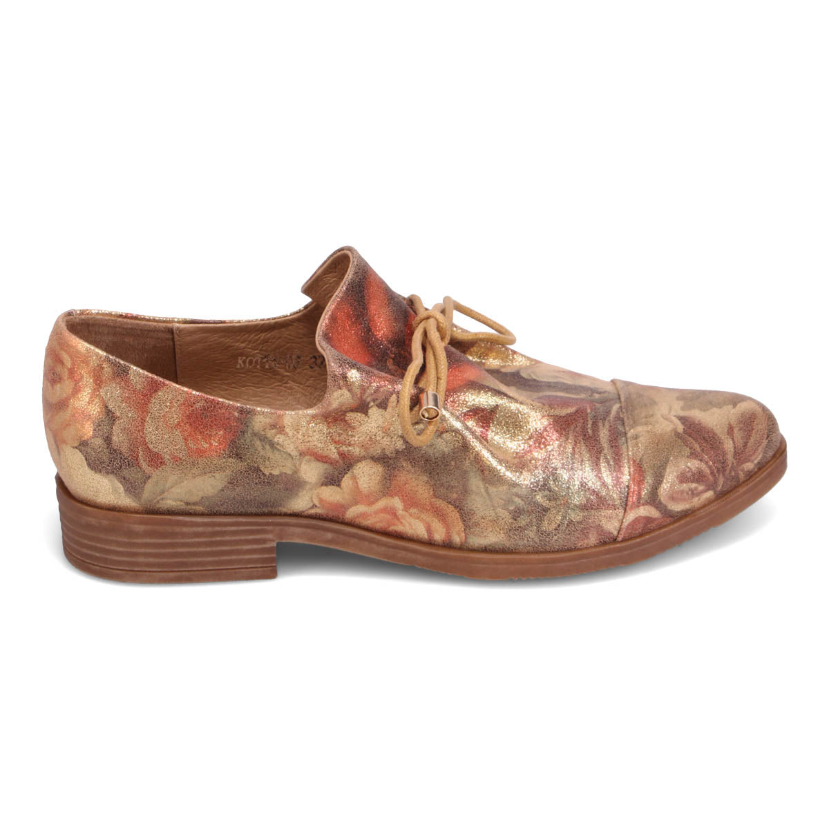 VINTAGE METAL FLORAL LEATHER | Right