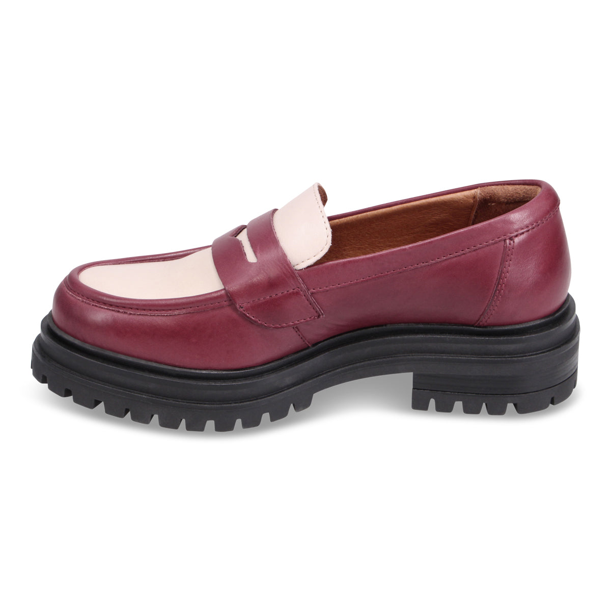BORDEAUX/CREAM | Left