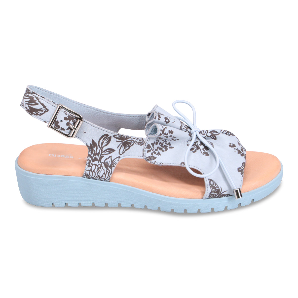 PALE BLUE CHOC FLORAL | Right