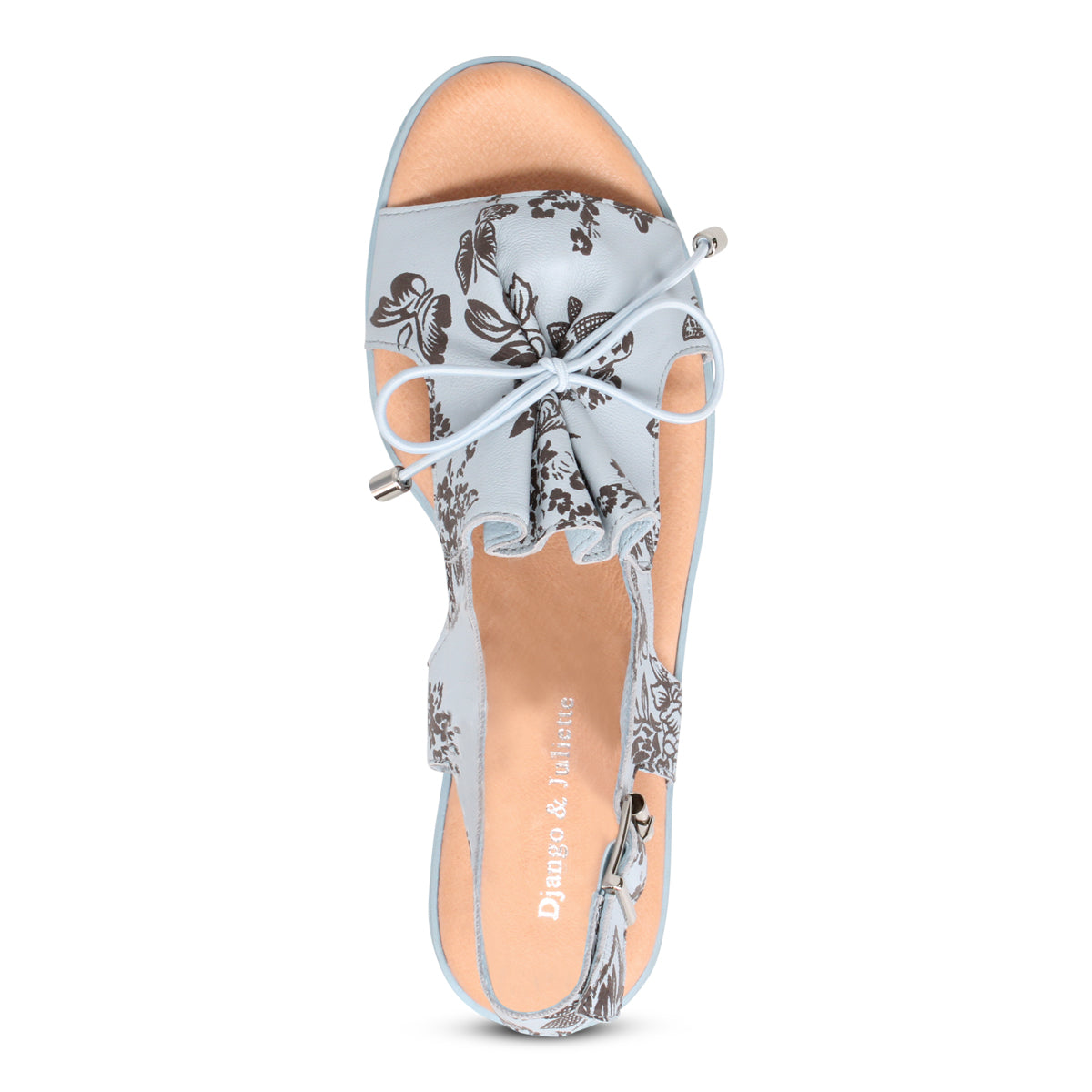 PALE BLUE CHOC FLORAL | Top