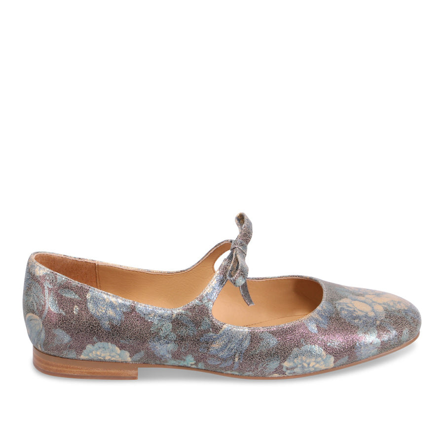 BLUE METAL FLORAL | Right