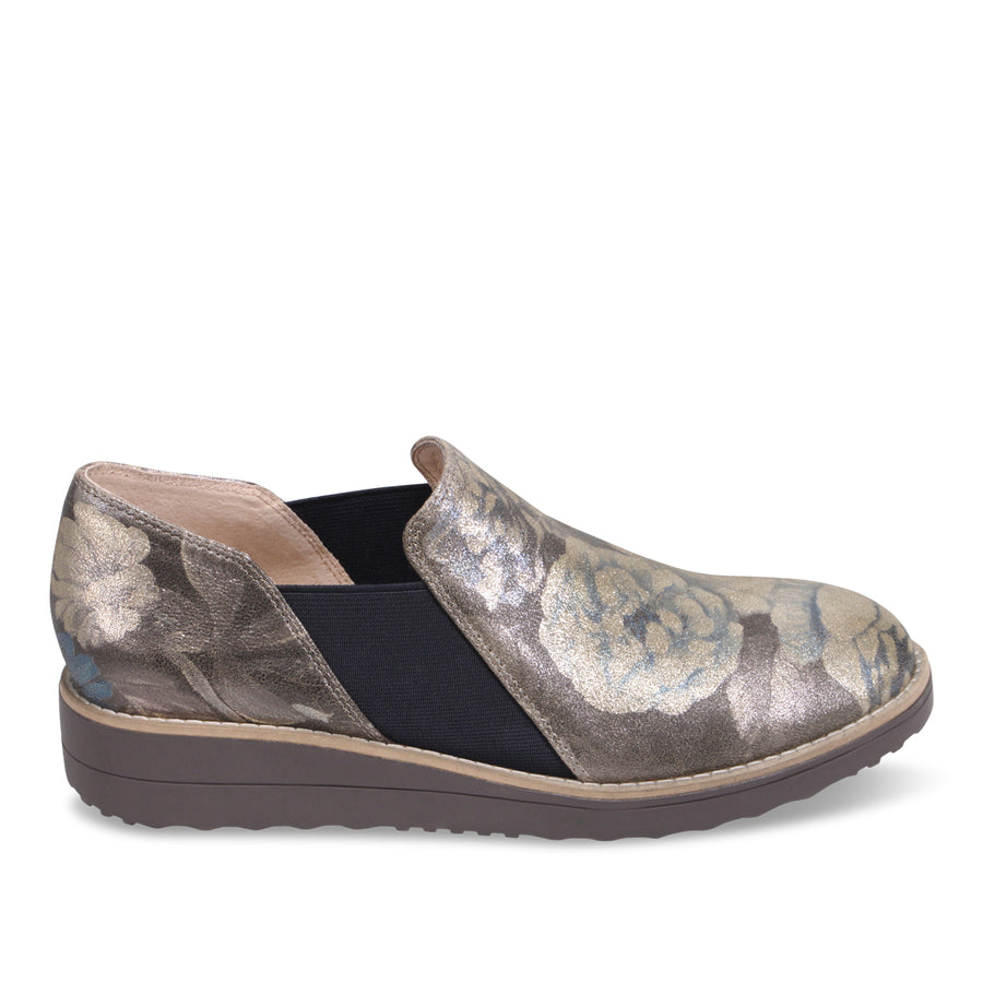 BLUE METAL FLORAL | Right