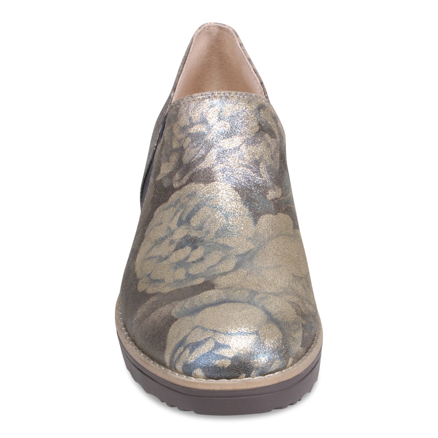 BLUE METAL FLORAL | Front