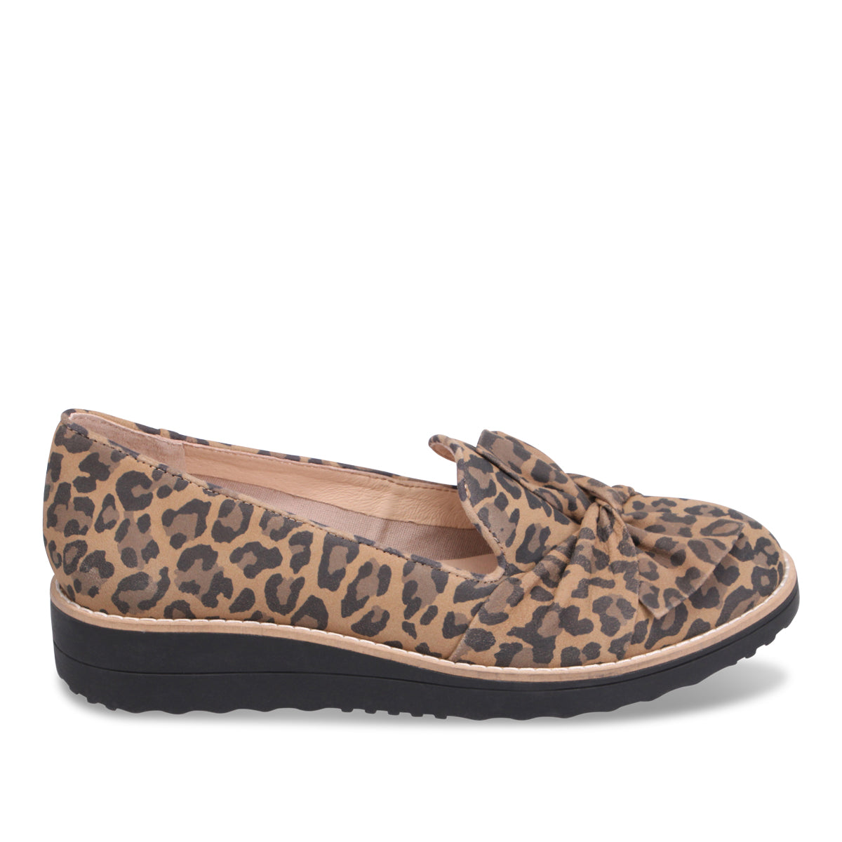CAMEL LEOPARD SUEDE | Right