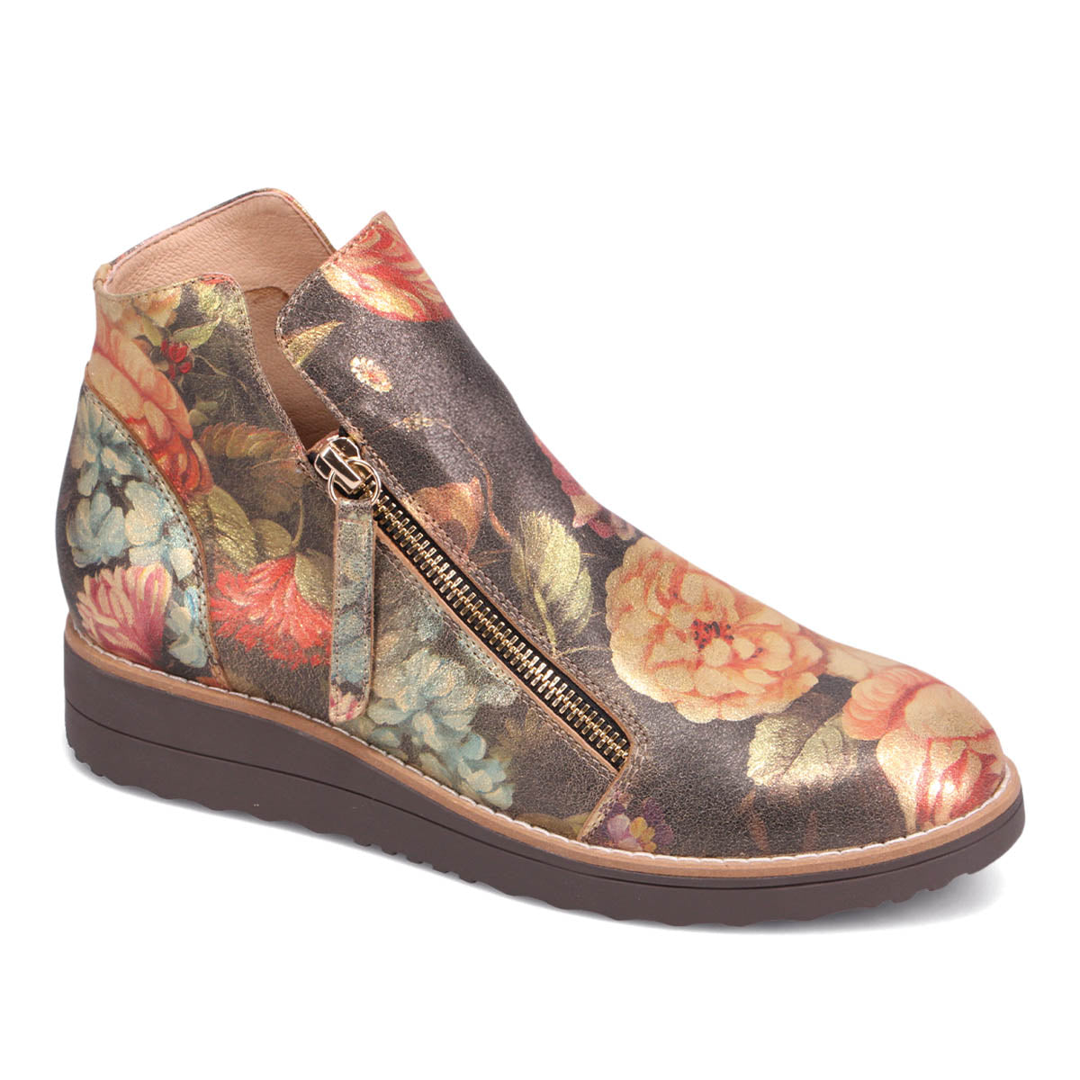 NEW VINTAGE FLORAL METALLIC