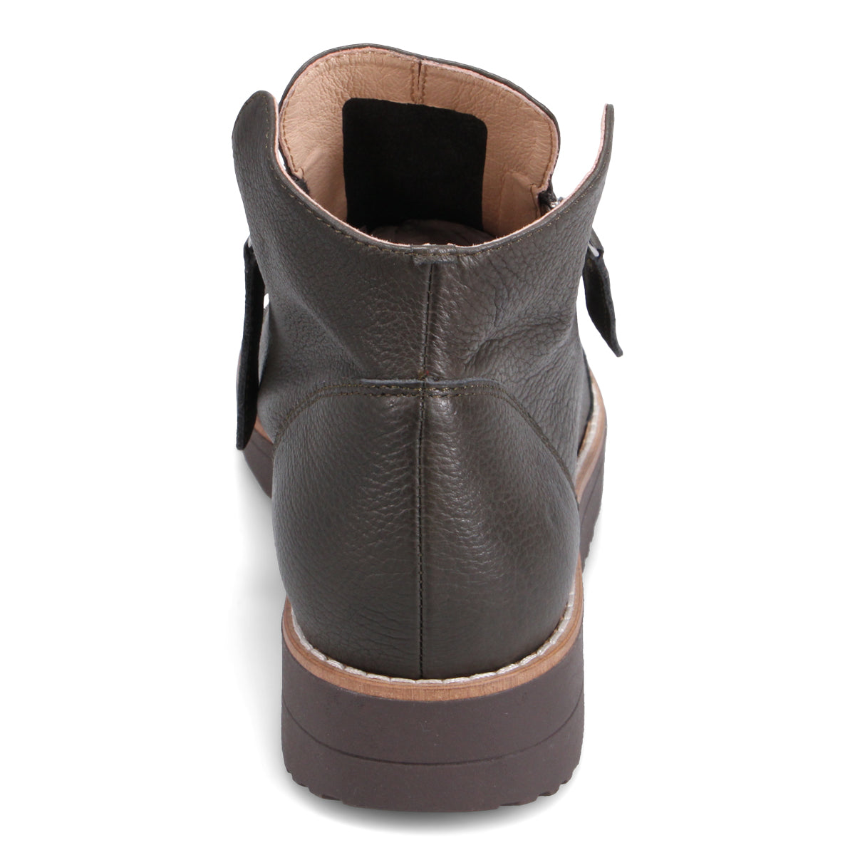 OLIVE LEATHER | Rear