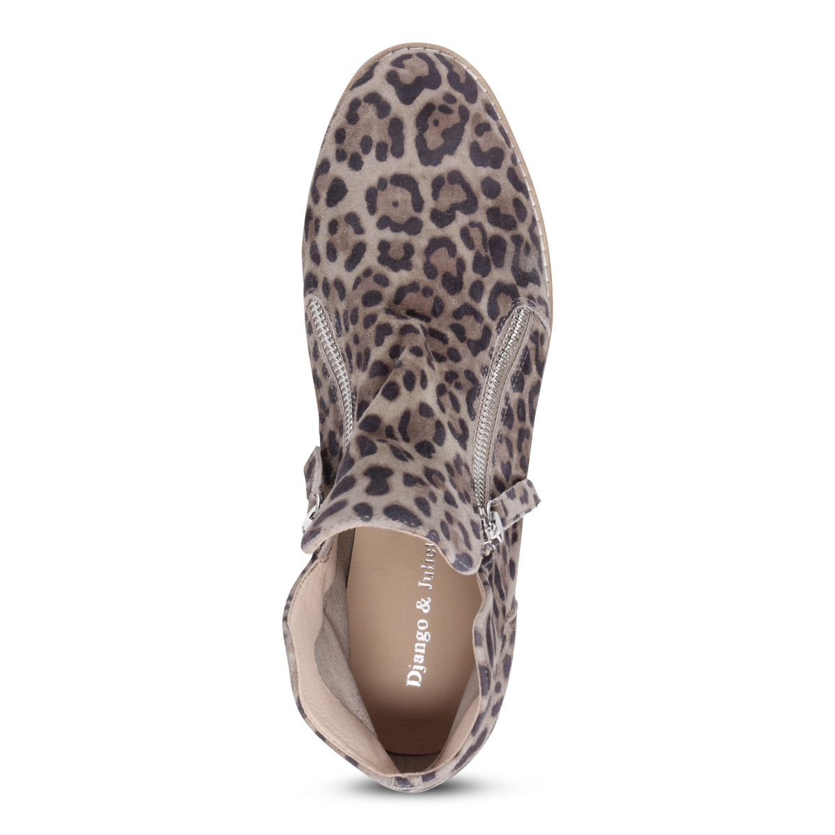 TAUPE LEOPARD SUEDE | Top