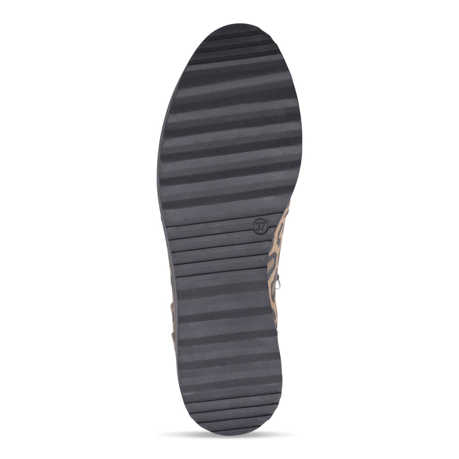 CAMEL LEOPARD SUEDE | Bottom