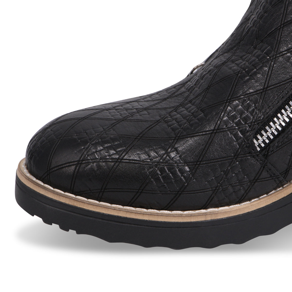 BLACK CHECK EMBOSSED | Detail