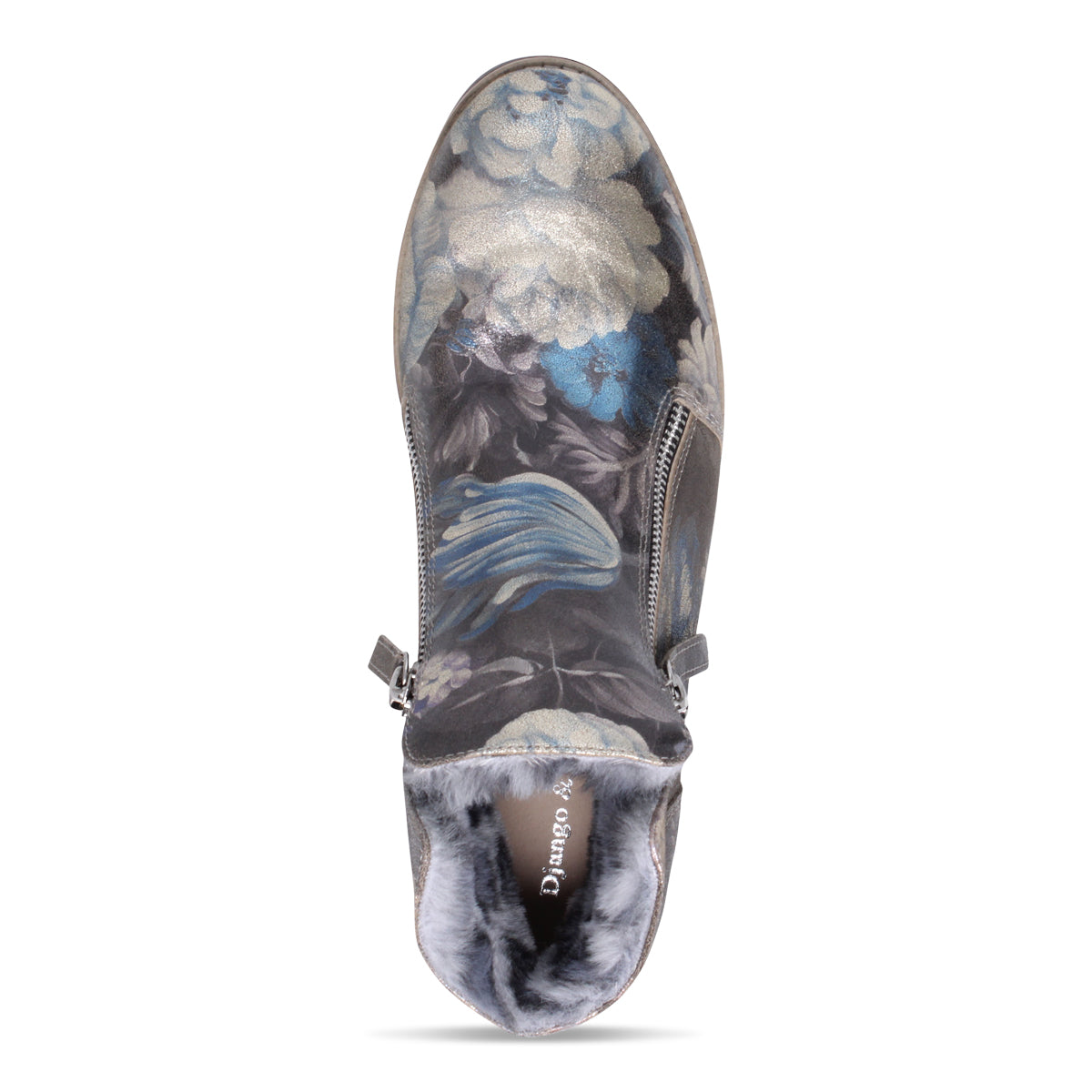 BLUE METAL FLORAL | Top