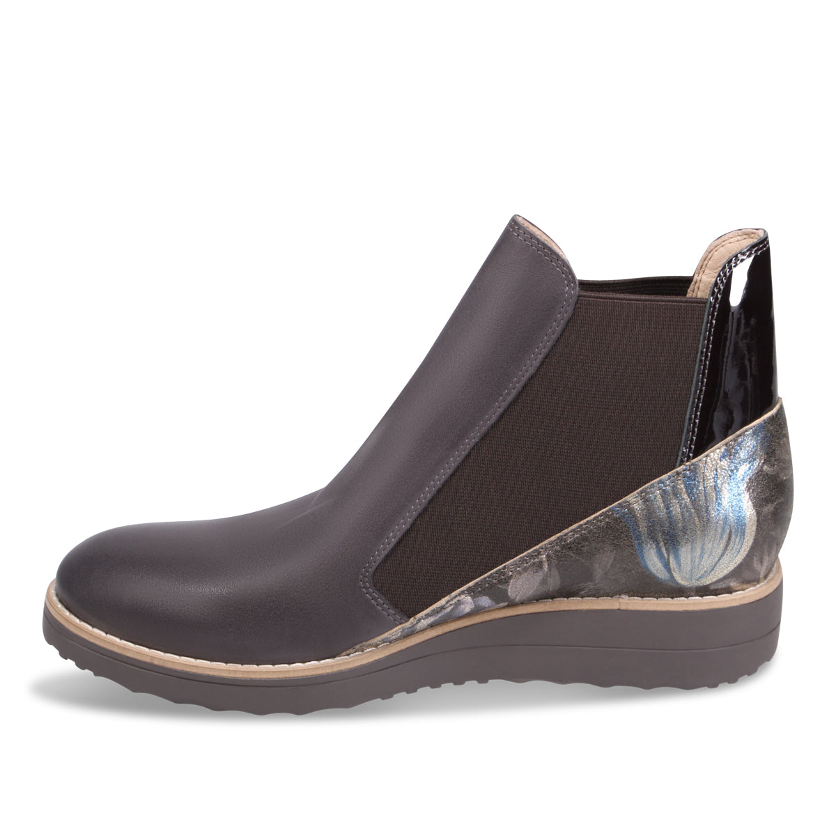 BLUE VINTAGE FLORAL MULTI | Left