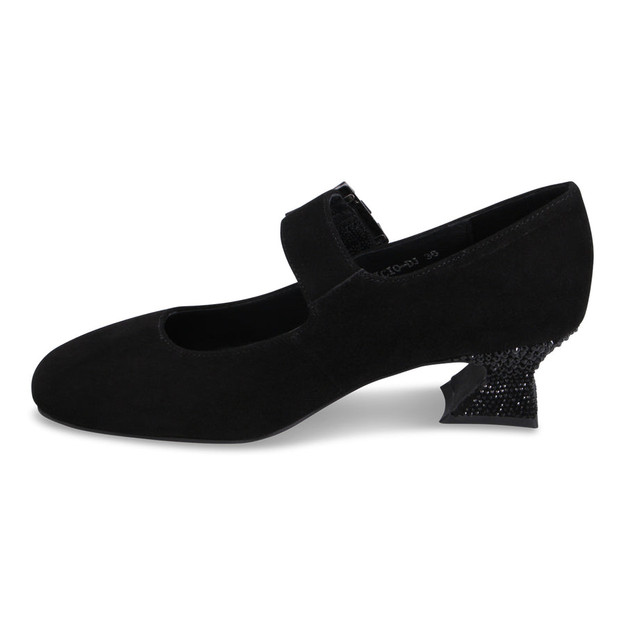 BLACK SUEDE | Left