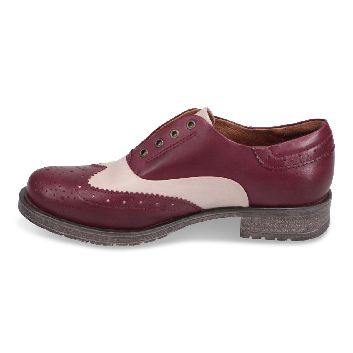 BORDEAUX/CREAM | Left