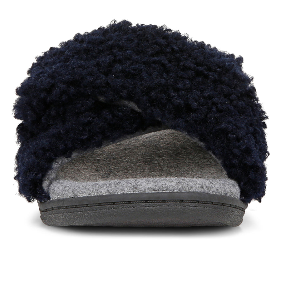 NAVY BLAZER CURLY | Front