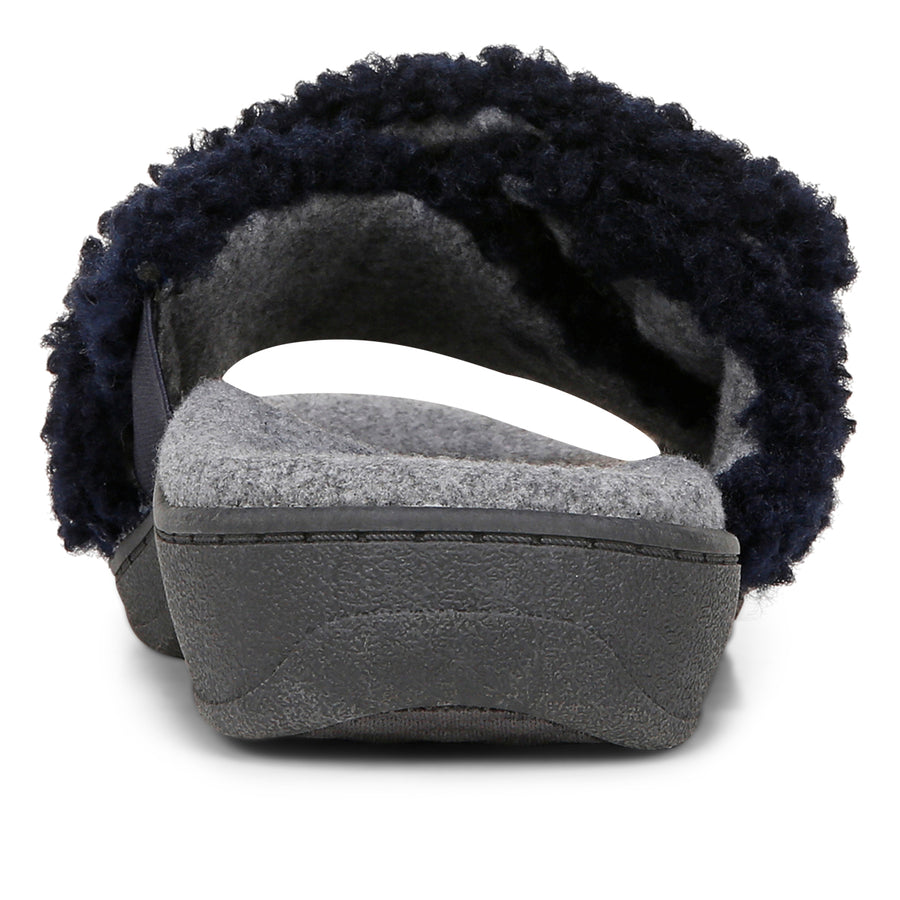 NAVY BLAZER CURLY | Rear