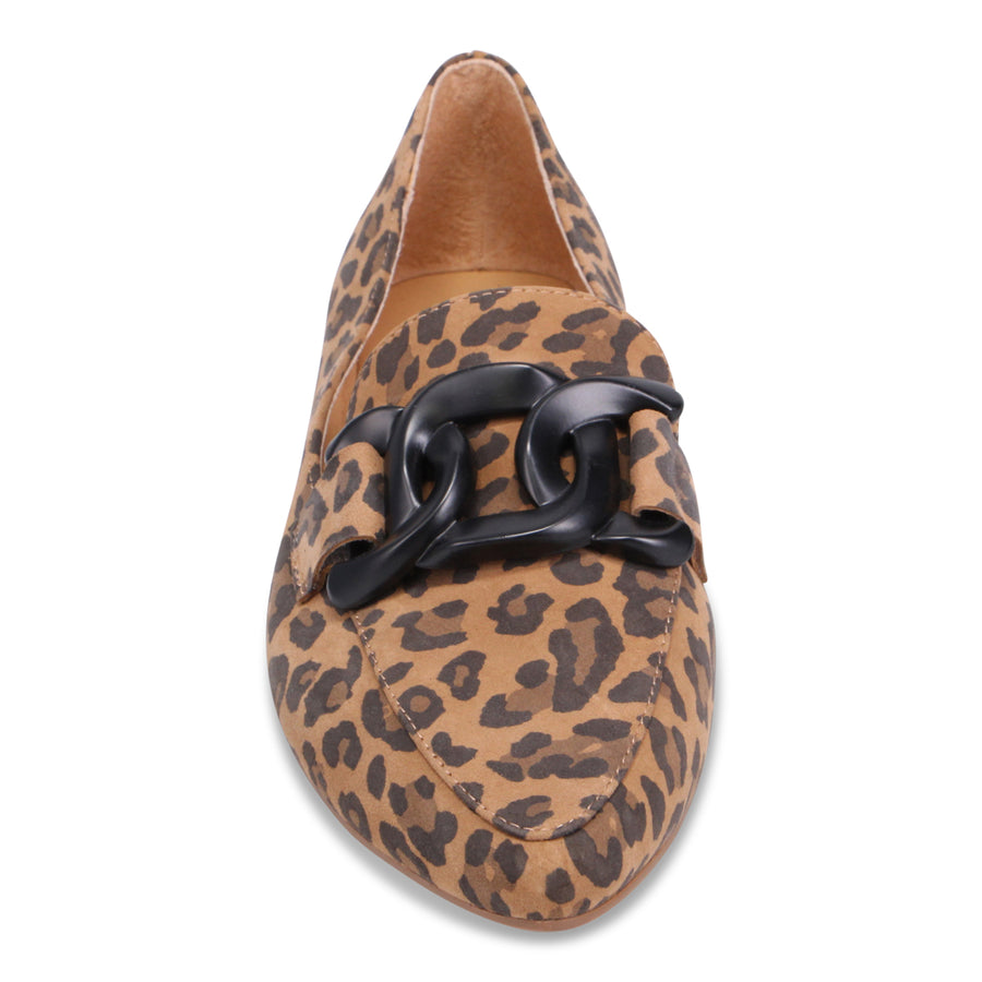 CAMEL LEOPARD SUEDE | Front