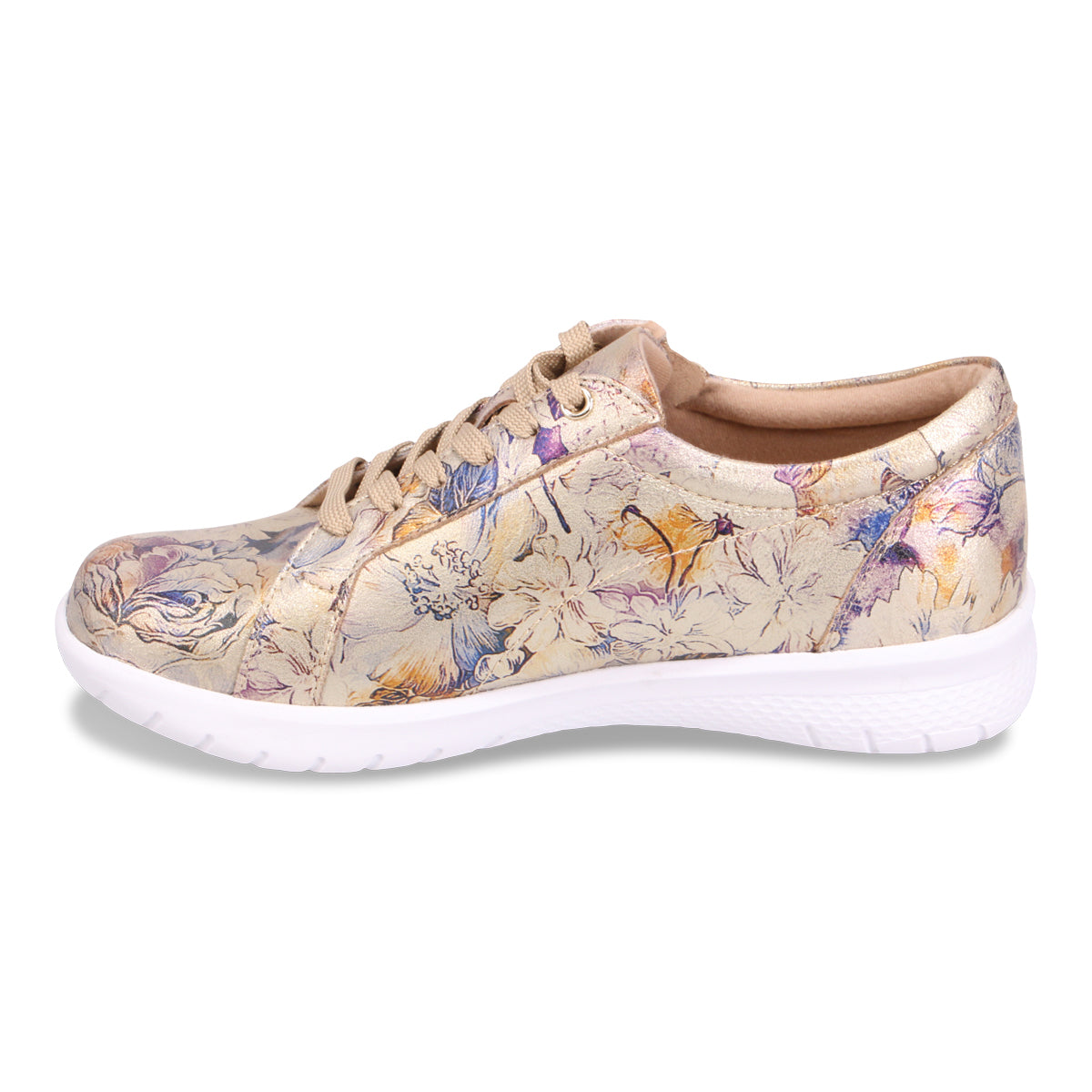 GOLD VINTAGE FLORAL | Left