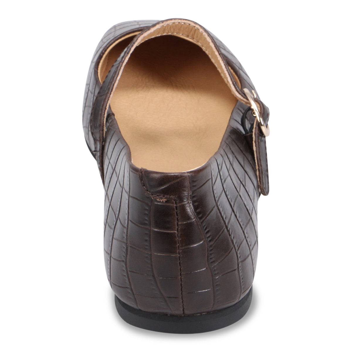BROWN SHINE CROC | Rear