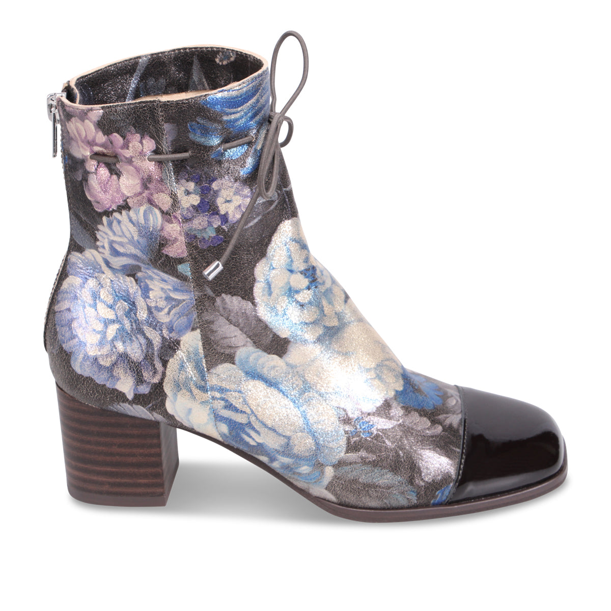 BLUE METAL FLORAL | Right