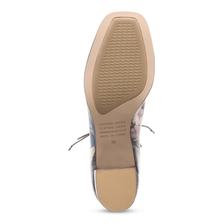 BLUE METAL FLORAL | Bottom