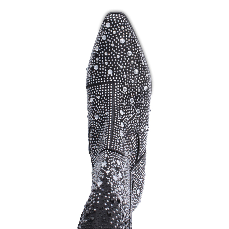 BLACK/SILVER OMBRE | Top