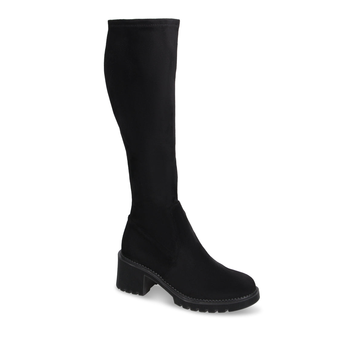 BLACK MICROSUEDE