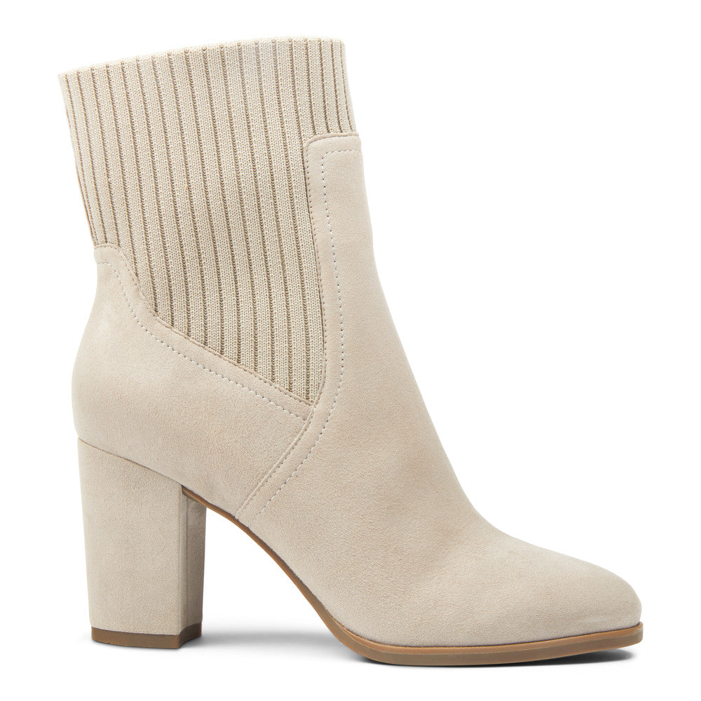 DARK TAUPE SUEDE/KNIT | Right
