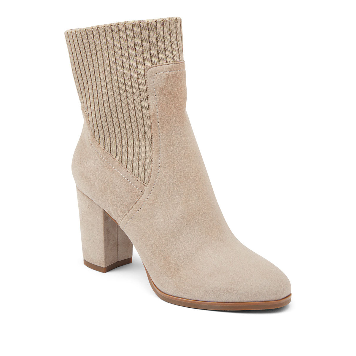 Kaylee Western Ankle Boot • Taupe