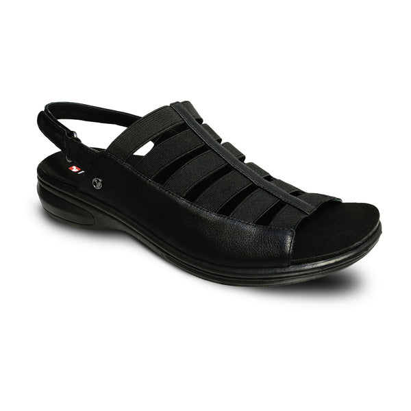 Olympia Elastic Strap Sandal (Wide)